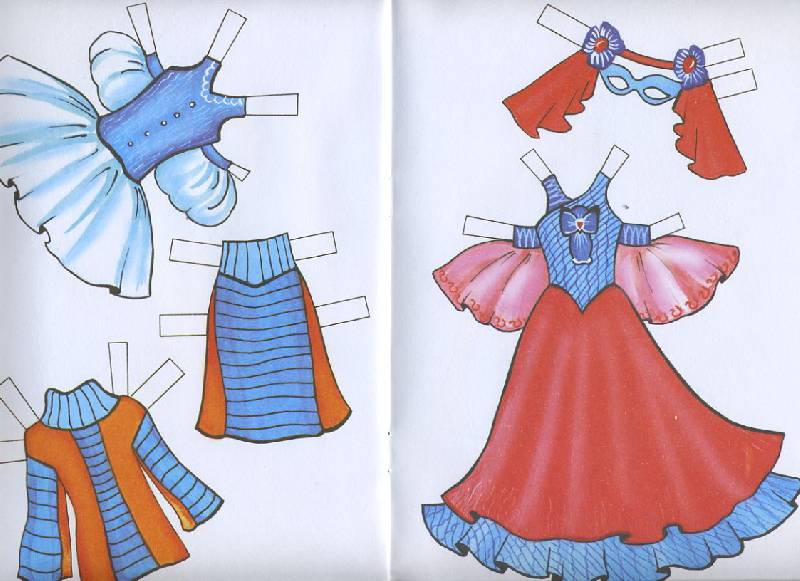 Иллюстрация 3 из 4 для Бумажная кукла Таня | Лабиринт - книги. Источник: Pallada