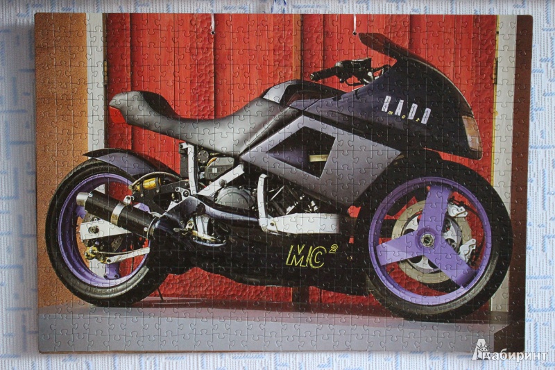Иллюстрация 2 из 2 для Step Puzzle-560 "Мотоцикл" (78071) | Лабиринт - игрушки. Источник: vampiroza