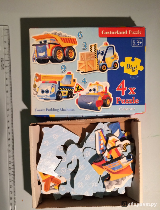 Иллюстрация 10 из 16 для Puzzle-3х4х6х9 "Забавные машинки" (В-005024) | Лабиринт - игрушки. Источник: Ключникова  Майя