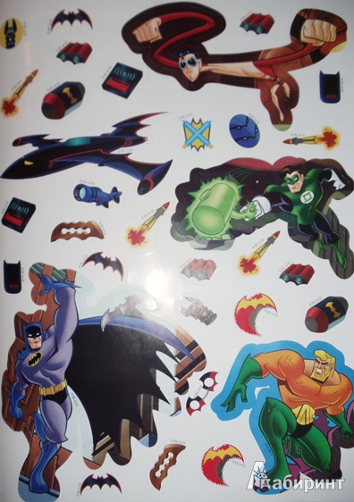 Иллюстрация 5 из 5 для Книга-игра с наклейками. Бэтмен. Приключения супергероев | Лабиринт - книги. Источник: О.  Катерина