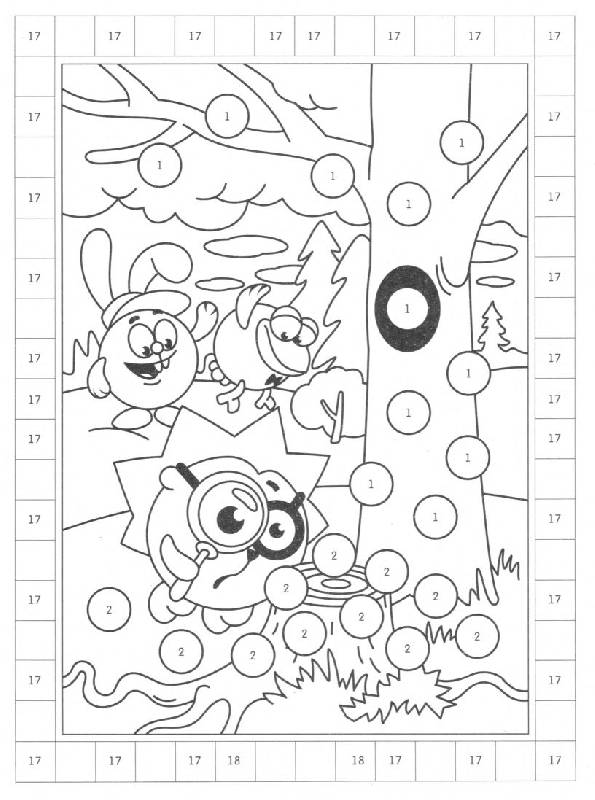 Иллюстрация 8 из 11 для Мозаика "Смешарики на пикнике" (№ 0706, 0607) | Лабиринт - книги. Источник: Ляпина  Ольга Станиславовна