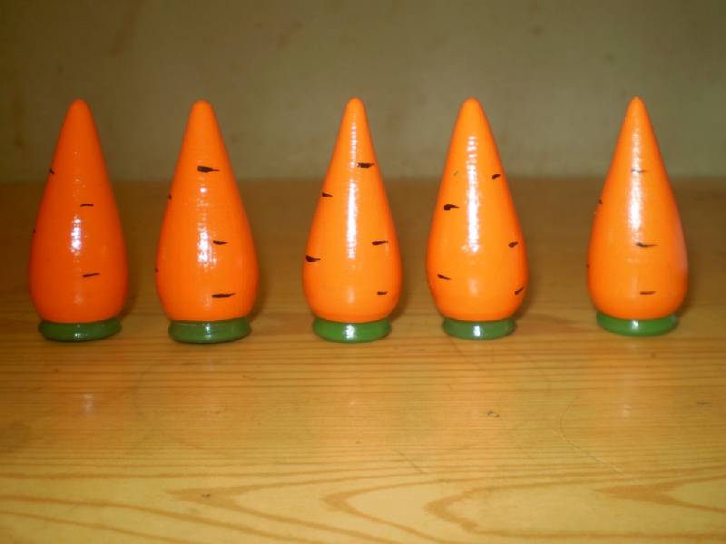 Иллюстрация 5 из 7 для Морковь Счетный материал (Д-365) | Лабиринт - игрушки. Источник: С  М В