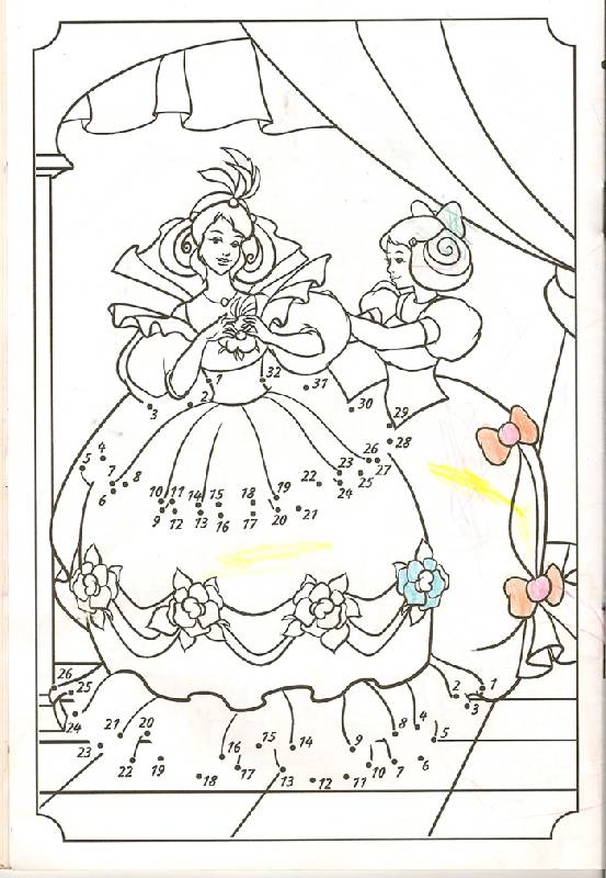 Иллюстрация 11 из 16 для Рисуем по точкам. Принцессы | Лабиринт - книги. Источник: farnor