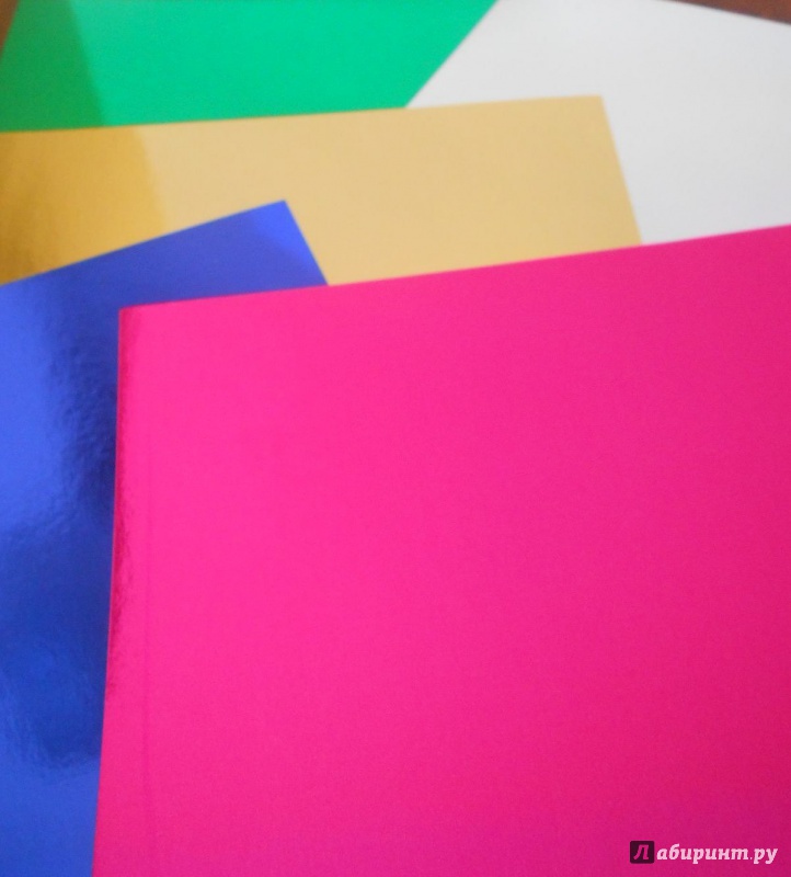 Иллюстрация 4 из 6 для Цветной картон "Зайчик с цветами". Фольгированный. 5 листов. 5 цветов (ЦКФ5503) | Лабиринт - канцтовы. Источник: Леан