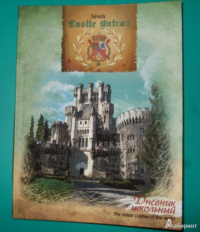 Иллюстрация 2 из 12 для Дневник школьный универсальный "Старый замок" (28246) | Лабиринт - канцтовы. Источник: ksonta