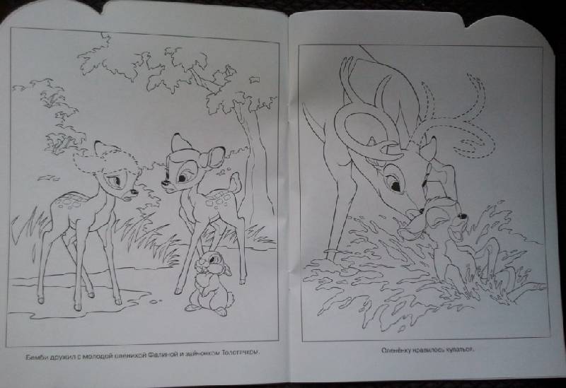 Иллюстрация 4 из 10 для Умная раскраска "Бемби" (№ 1022) | Лабиринт - книги. Источник: Орешек
