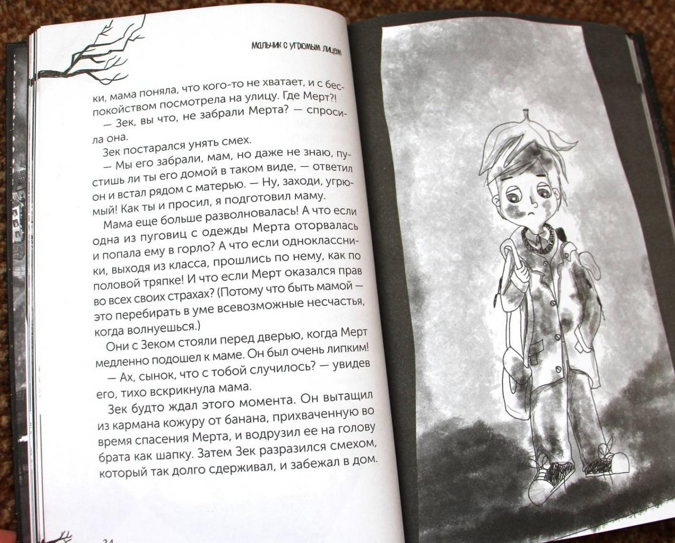 Иллюстрация 13 из 27 для Мальчик с угрюмым лицом, или Необычайная лесная история - Нур Домбайджи | Лабиринт - книги. Источник: Мама-Почитайка