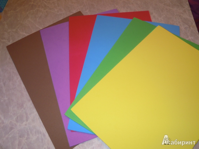 Иллюстрация 3 из 5 для Набор цветной пористой резины 6 листов, 6 цветов, А4 (TZ 10107) | Лабиринт - игрушки. Источник: Iwolga