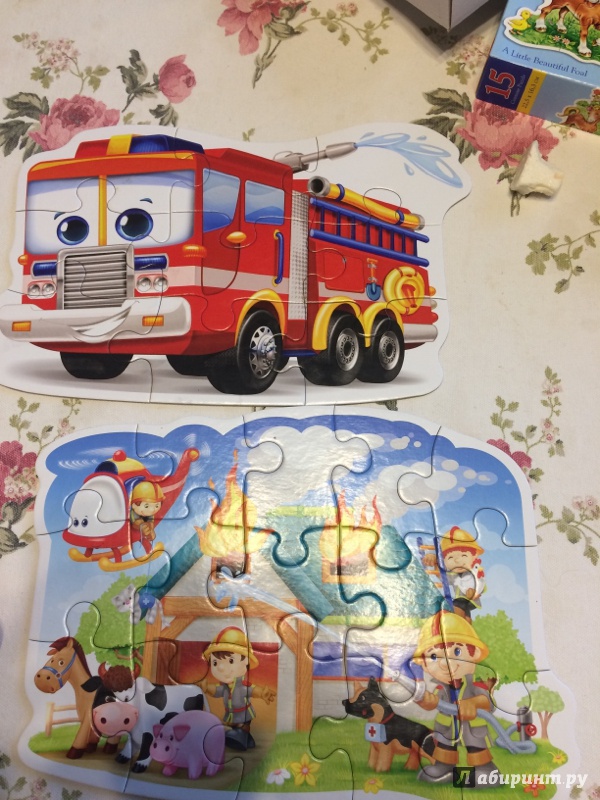 Иллюстрация 5 из 17 для Puzzle-9*15 "Пожарная команда" (В-020058) | Лабиринт - игрушки. Источник: Калашникова  Tatyana33