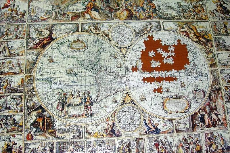 Иллюстрация 27 из 28 для Step Puzzle-1500 83018 Историческая карта мира | Лабиринт - игрушки. Источник: Rocio