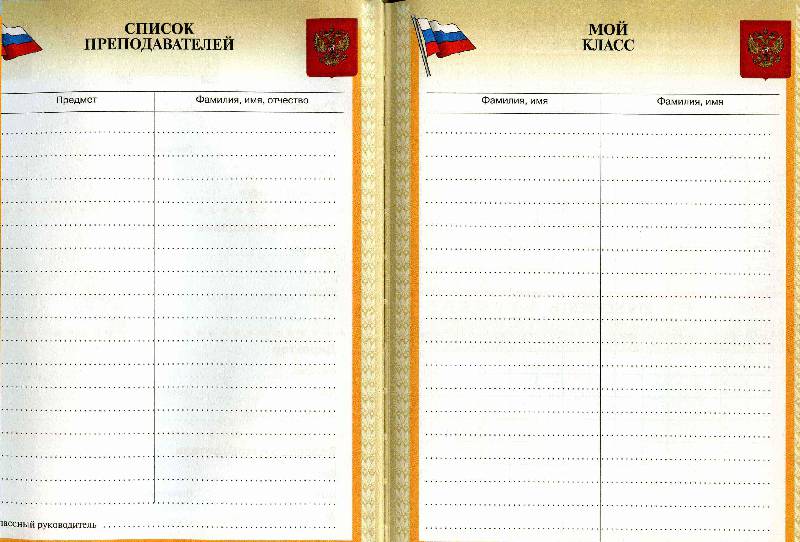 Иллюстрация 8 из 11 для Дневник российского школьника 2-4 классов | Лабиринт - канцтовы. Источник: Rin@