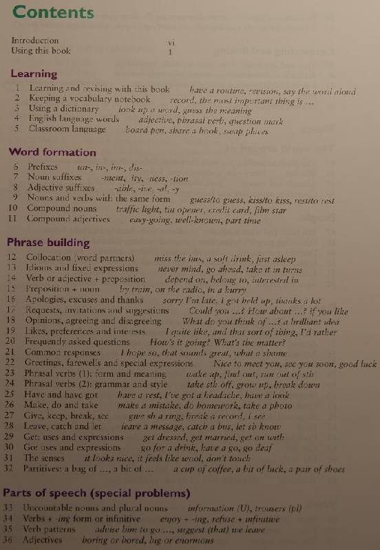 Иллюстрация 2 из 31 для English Vocabulary in Use. Pre-intermediate & Intermediate - Stuart Redman | Лабиринт - книги. Источник: Nick