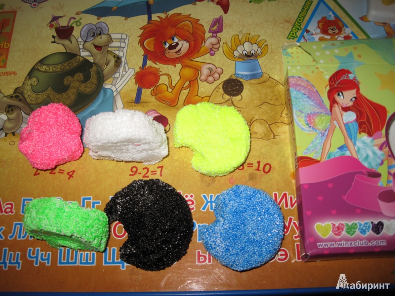 Иллюстрация 3 из 6 для Пластилин шариковый неоновый "Winx" 6 цветов (072502-n/WH) | Лабиринт - игрушки. Источник: Marusya123