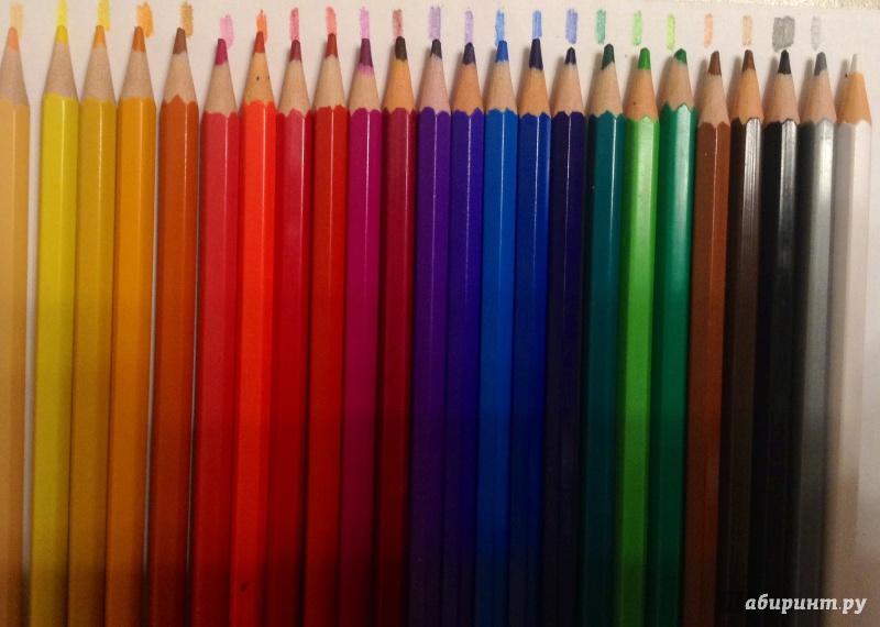 Иллюстрация 3 из 3 для Карандаши цветные пластиковые (24 цвета) (TZ 5951-24) | Лабиринт - канцтовы. Источник: Лабиринт
