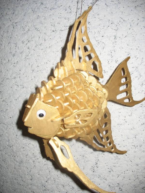 Иллюстрация 6 из 11 для Сборная деревянная модель "Ангельская рыбка" (H010) | Лабиринт - игрушки. Источник: Д@н@я