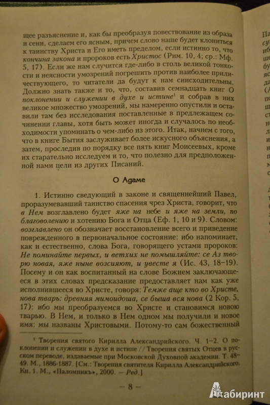 Иллюстрация 17 из 22 для Творения Святителя Кирилла, архиепископа Александрийского. Книга 2 - Кирилл Святитель | Лабиринт - книги. Источник: ChaveZ