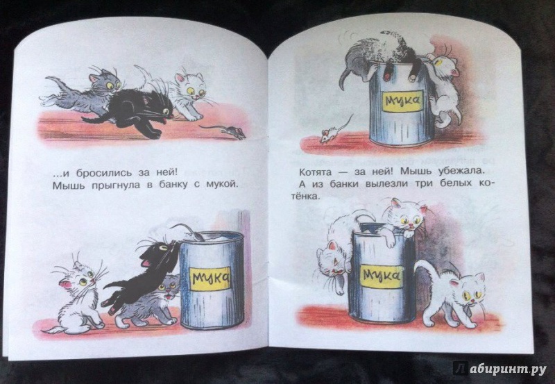 Иллюстрация 16 из 19 для Три котёнка - Владимир Сутеев | Лабиринт - книги. Источник: Zabava
