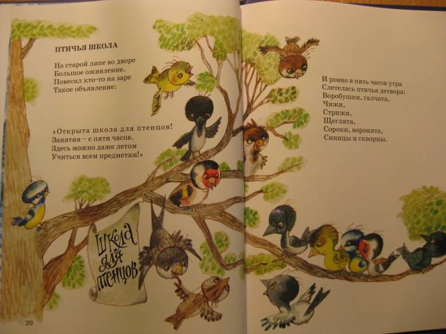 Иллюстрация 16 из 16 для Школа для птенцов - Борис Заходер | Лабиринт - книги. Источник: Сонтьяжка