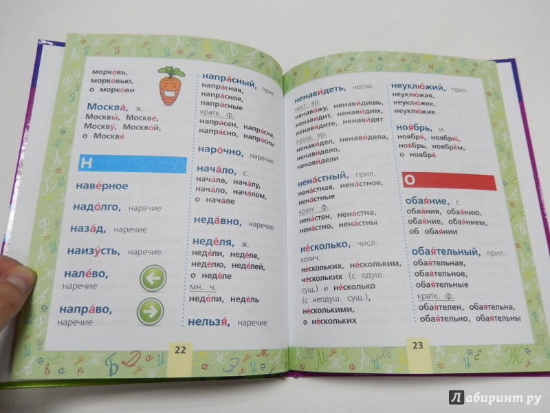Иллюстрация 5 из 11 для Мой первый словарь русского языка. Для начальной школы | Лабиринт - книги. Источник: dbyyb