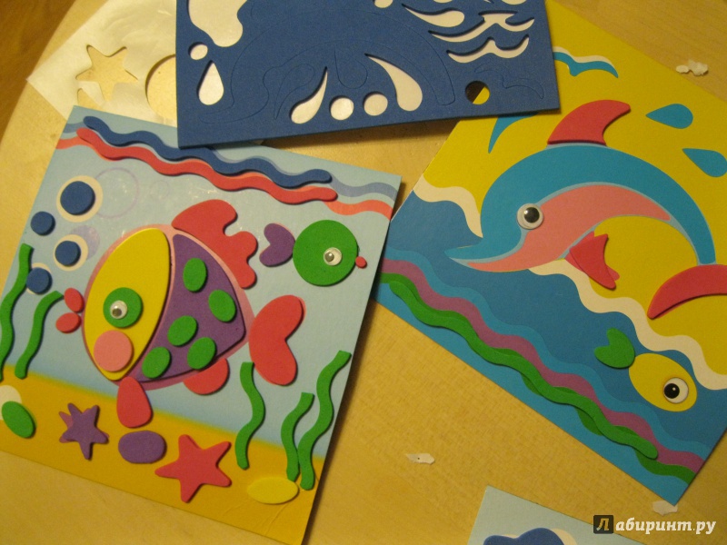 Иллюстрация 10 из 10 для Набор для детского творчества Мягкая картинка Море | Лабиринт - игрушки. Источник: MaMasha