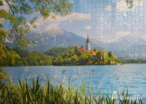 Иллюстрация 2 из 5 для Puzzle-1000. Озеро, Словения (С-101948) | Лабиринт - игрушки. Источник: Klementinka
