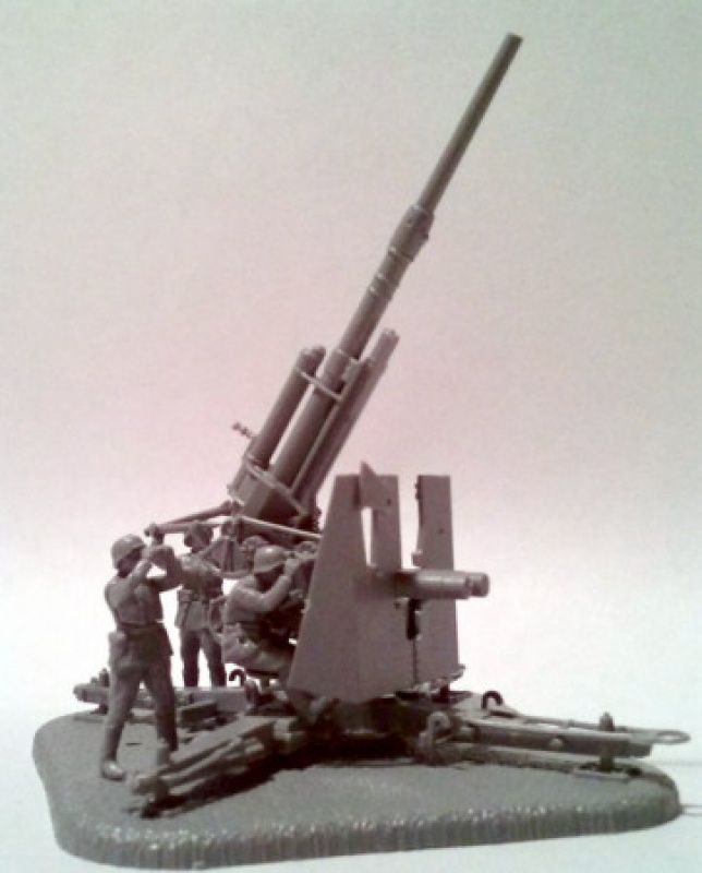 Иллюстрация 7 из 17 для Немецкое зенитное орудие FLAK-36 с расчетом | Лабиринт - игрушки. Источник: Бельмас  Александр Анатольевич