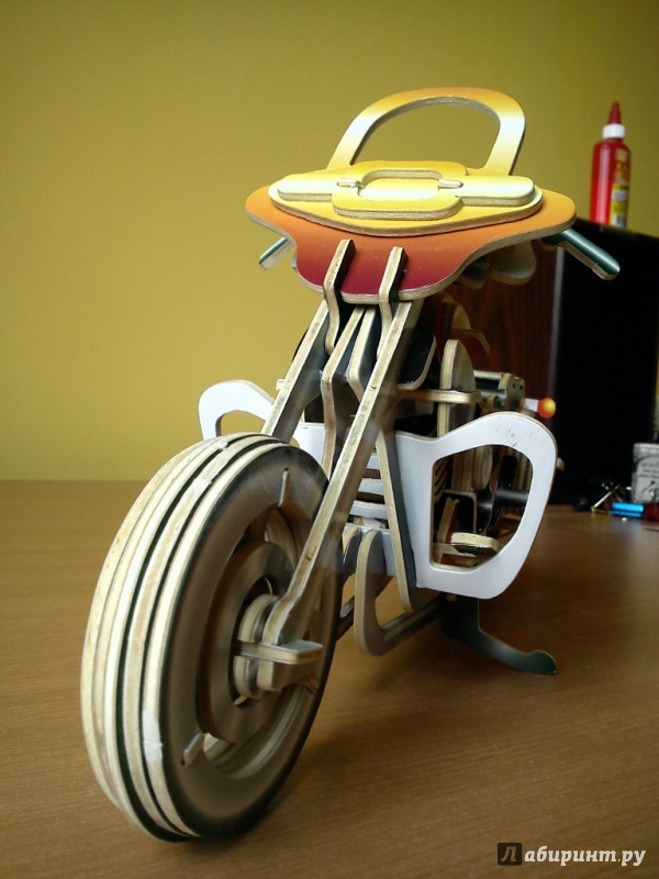Иллюстрация 4 из 4 для Классический мотоцикл (PC020) | Лабиринт - игрушки. Источник: Данилов  Александр Сергеевич