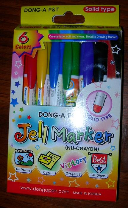 Иллюстрация 1 из 5 для Мелки гелевые 6 цветов Jell Markers (JE100-6) | Лабиринт - игрушки. Источник: Платунов  Александр Андреевич
