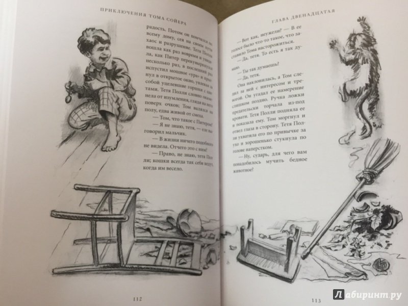 Иллюстрация 13 из 19 для Приключения Тома Сойера - Марк Твен | Лабиринт - книги. Источник: pavko