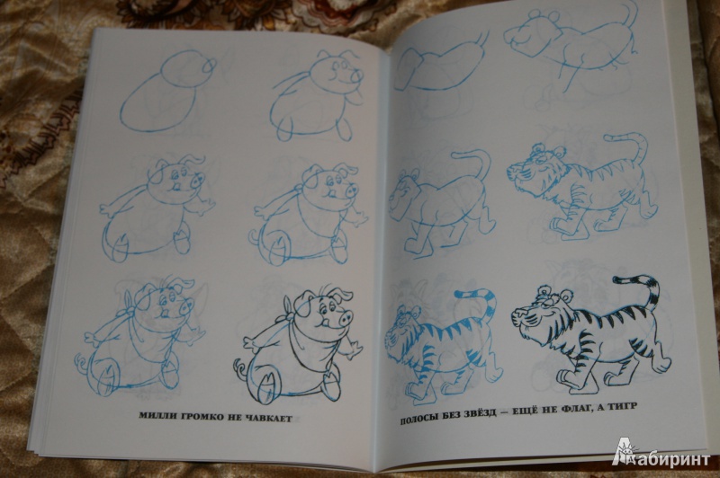 Иллюстрация 7 из 11 для Рисуем 50 мультяшных зверят - Эймис, Сингер | Лабиринт - книги. Источник: Кабанова  Ксения Викторовна