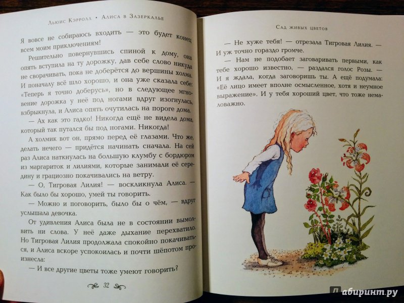 Иллюстрация 44 из 70 для Алиса в Зазеркалье - Льюис Кэрролл | Лабиринт - книги. Источник: Natalie Leigh