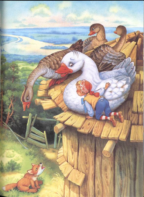 Иллюстрация 3 из 9 для Сказочное путешествие Нильса с дикими гусями - Сельма Лагерлеф | Лабиринт - книги. Источник: РИВА