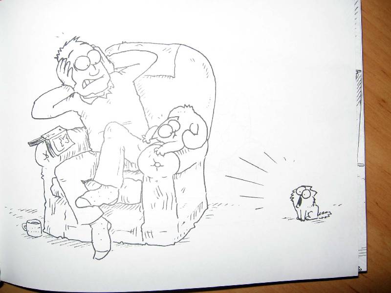 Иллюстрация 28 из 32 для Кот Саймона: Испытание котенком. Книга 3 - Саймон Тофилд | Лабиринт - книги. Источник: Red cat ;)