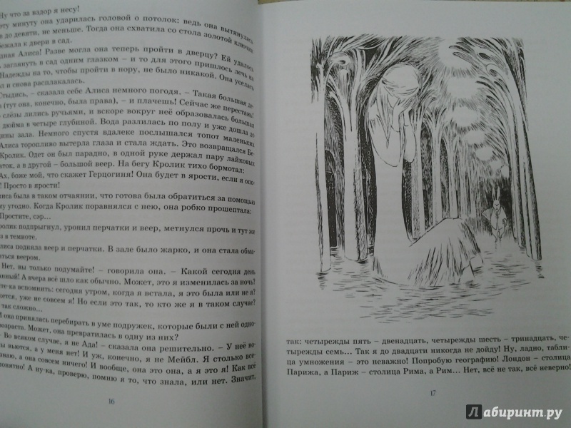 Иллюстрация 24 из 46 для Алиса в стране чудес - Льюис Кэрролл | Лабиринт - книги. Источник: Olga