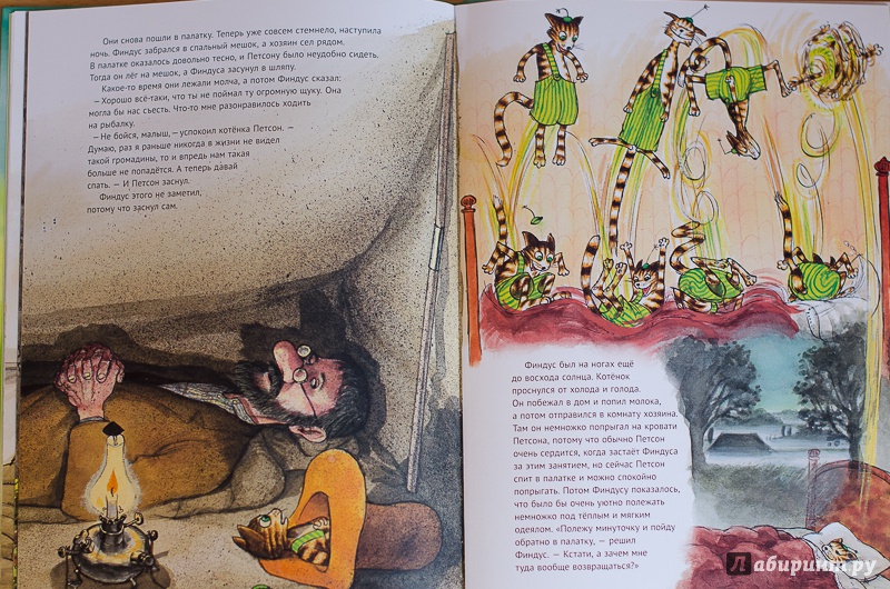 Иллюстрация 28 из 44 для Петсон идёт в поход - Свен Нурдквист | Лабиринт - книги. Источник: Tatianka_G