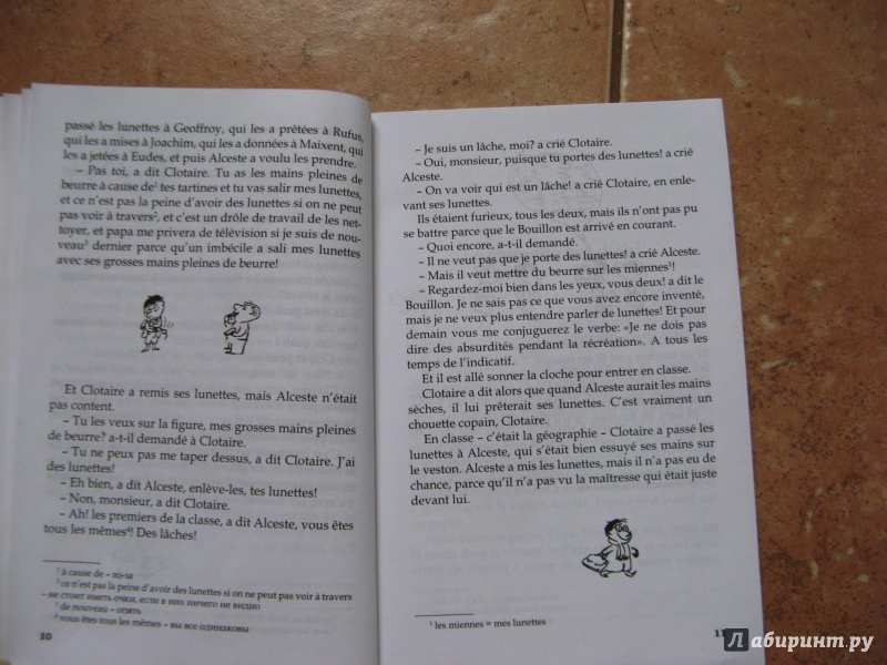 Иллюстрация 6 из 32 для Le petit Nicolas et les сораins - Rene Goscinny | Лабиринт - книги. Источник: Ольга