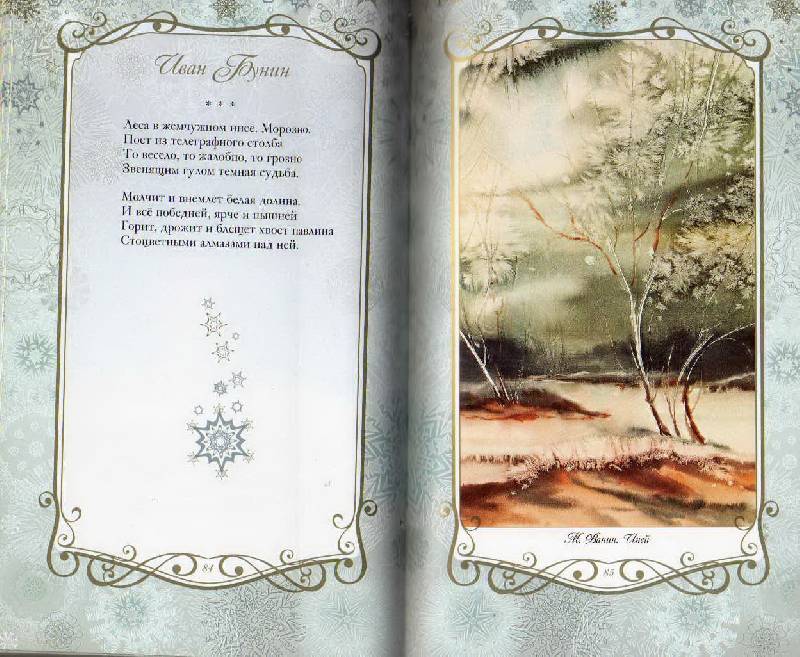 Иллюстрация 116 из 123 для Звезды в снегу. Шедевры поэзии и живописи | Лабиринт - книги. Источник: С  М В