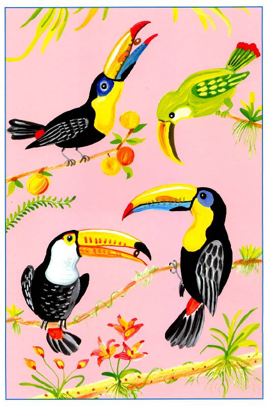 Иллюстрация 5 из 21 для Заморские птицы (рисование красками) - Ирина Лыкова | Лабиринт - книги. Источник: Росинка