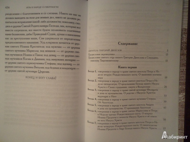 Иллюстрация 13 из 34 для Беседы на Евангелия. В 2 книгах - Григорий Святитель | Лабиринт - книги. Источник: Karfagen