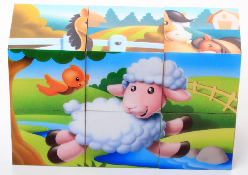 Иллюстрация 7 из 9 для Магнитные кубики-пазлы "Домашние животные" (6 кубиков, 6 пазлов) (13731) | Лабиринт - игрушки. Источник: nightprofessor