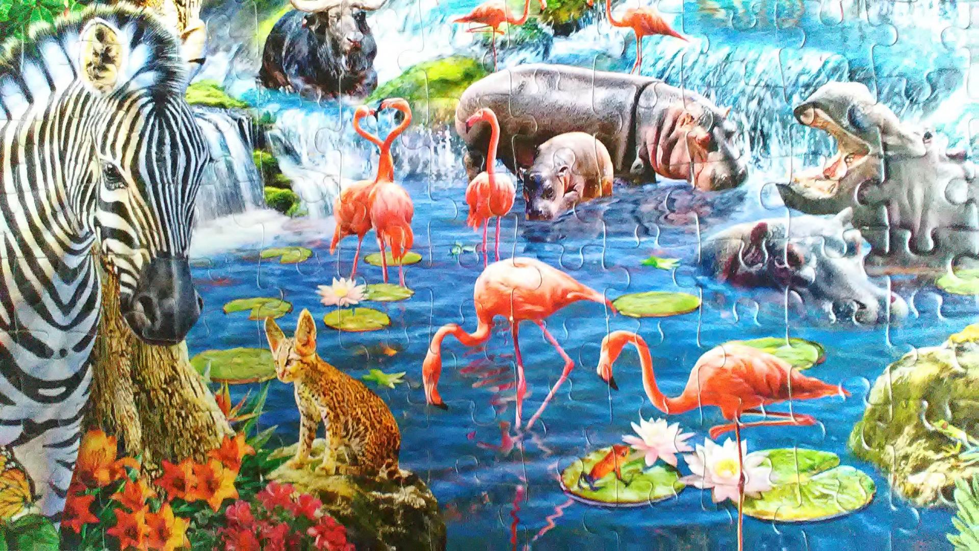 Иллюстрация 9 из 9 для Puzzle-500 "Река в джунглях" (B-52141) | Лабиринт - игрушки. Источник: Selenita