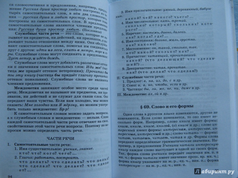 Иллюстрация 18 из 32 для Русский язык. Теория. 5-9 классы. Учебник. ФГОС - Бабайцева, Чеснокова | Лабиринт - книги. Источник: Ольга