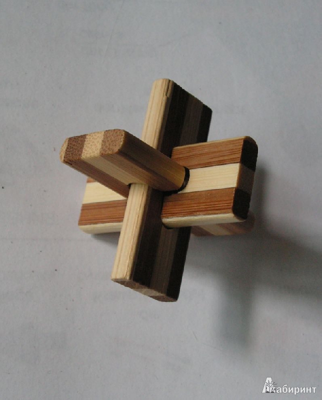 Иллюстрация 7 из 7 для Головоломка деревянная (в ассортименте) (GT5298) | Лабиринт - игрушки. Источник: Solen