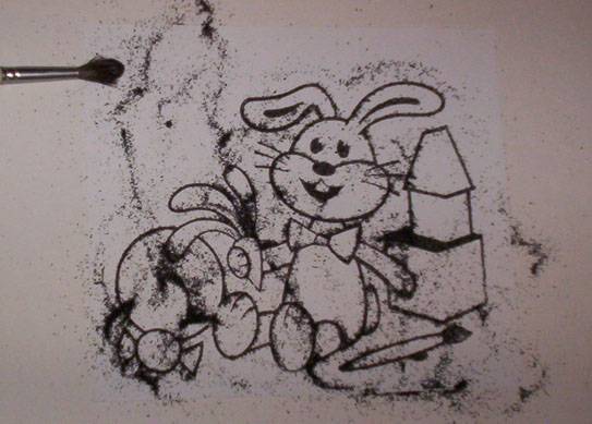 Иллюстрация 3 из 13 для Фреска в рамке. Песчаная картина "Мой зайка" | Лабиринт - игрушки. Источник: Ёжик