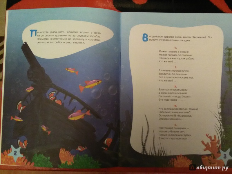 Иллюстрация 12 из 16 для Головоломки подводного мира | Лабиринт - книги. Источник: SergP