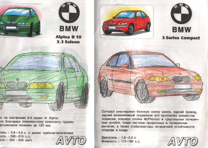 Иллюстрация 2 из 5 для Автомобили: BMW | Лабиринт - книги. Источник: Rainbow