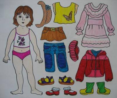Иллюстрация 5 из 11 для Трафареты пластиковые. Наряди девочку | Лабиринт - игрушки. Источник: Д@н@я