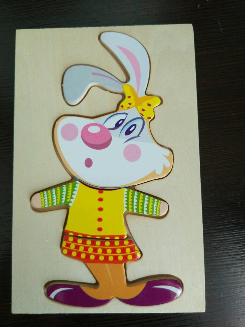 Иллюстрация 22 из 23 для Деревянный пазл "Кролик" (D181) | Лабиринт - игрушки. Источник: Лабиринт