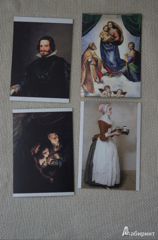 Иллюстрация 11 из 20 для Игра с шедеврами. Дрезденская галерея. В открытках | Лабиринт - сувениры. Источник: Марфа Х.К.