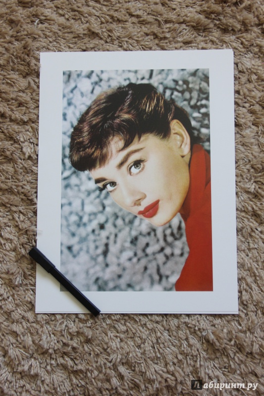 Иллюстрация 10 из 10 для Одри Хепберн. Портреты | Лабиринт - сувениры. Источник: allie